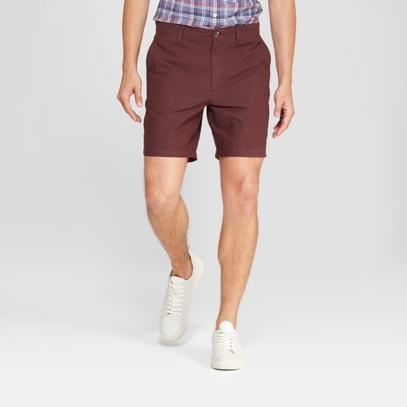NWOT GOODFELLO LINDEN SHORT MAROON 42 - Picture 1 of 3
